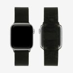 COTECi Apple Milanese Loop Black Stainless Steel Watch Strap