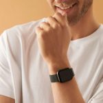 COTECi Black Stainless Steel Mesh iWatch Band for Apple Watch Series 11 to SE Ultra