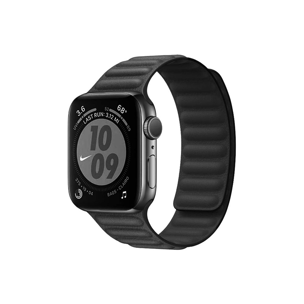 Apple Watch 38-44mm Genuine Leather Strap- Black