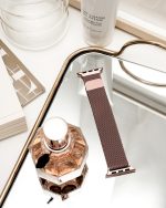 Apple Watch Milanese Loop- Rose Gold