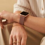 Apple Watch Milanese Loop- Rose Gold