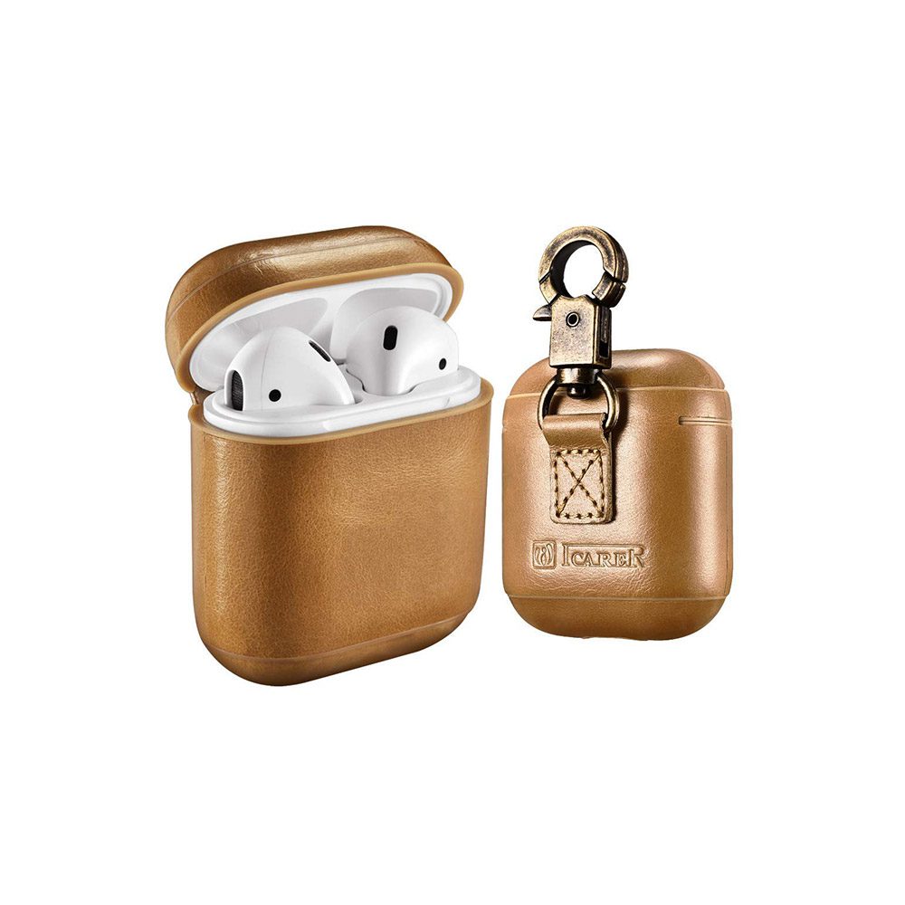 Airpods-Premium-Leather-Case-iCarer-Black