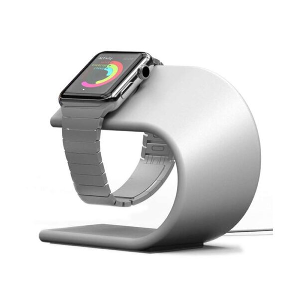 watch stand silver