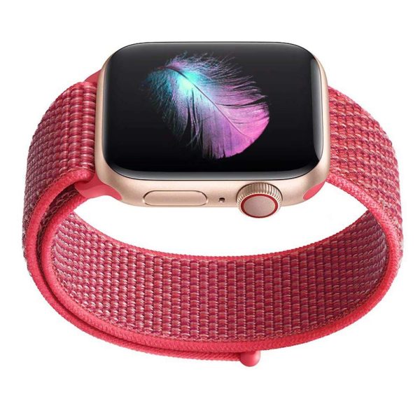 red sport loop apple watch