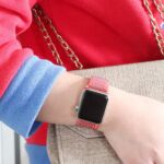 Apple watch nylon stpors strap Nectarine 2