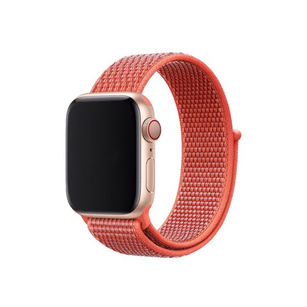 apple watch nylon loop nectarine