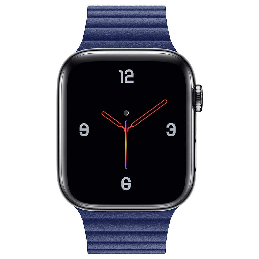 Apple watch magnetic Leather Loop Blue 2