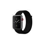Apple Watch (38-44mm) Nylon Sport Loop- Dark Black - Image 2