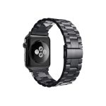 Apple Watch Stainless Steel Strap with Folding Clasp- Black
