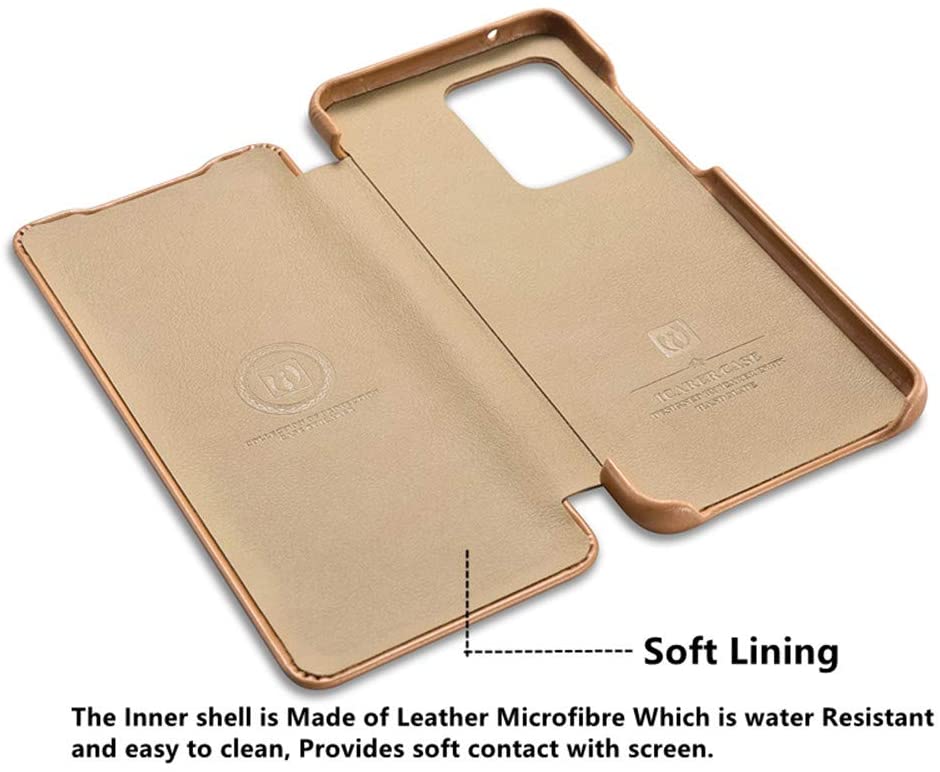 iCarer Genuine Leather case for samsung s20 Ultra 6