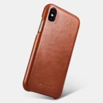 iCarer Vintage Leather Flip Cover for iPhone XS