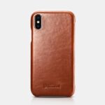 iCarer Vintage Leather Flip Cover for iPhone X