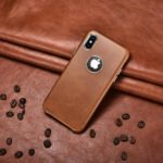 Leather Back cover for iPhone