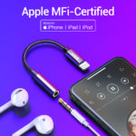 Apple Certified Lightning audio converter for iPhone X