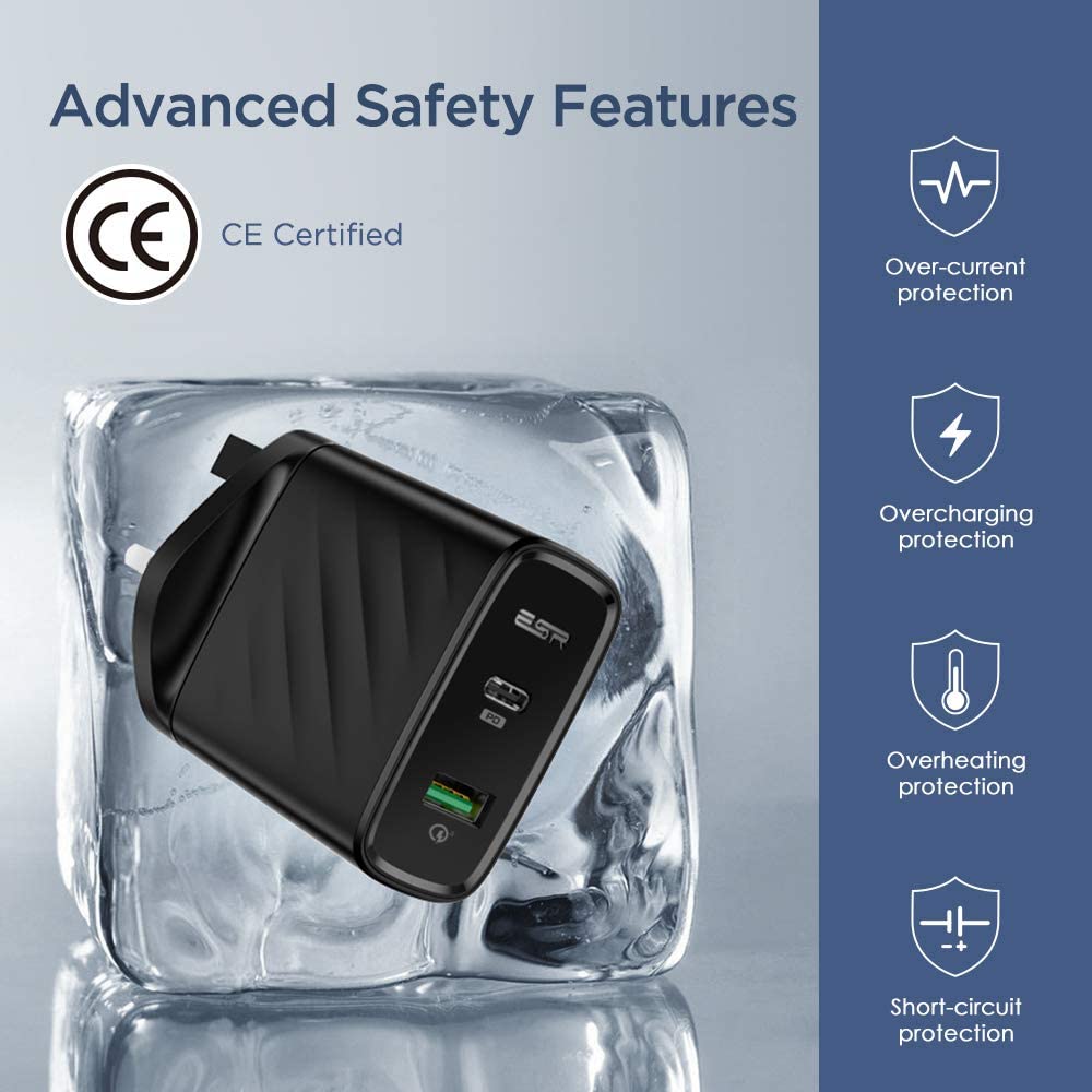 Advanced Safety Features with ESR Fast Charger