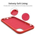 ESR Yippee Color Soft Silicone Case for iPhone 11/ 11Pro/ 11 Pro Max [Red] - Image 5