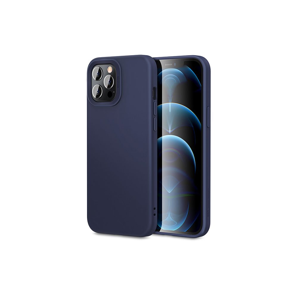 ESR Cloud Soft Silicone Case for iPhone 12/12 Pro/ 12 Pro Max/ 12 mini [Midnight Blue]