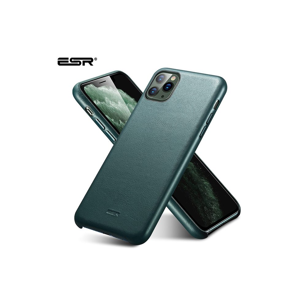ESR Premium Real Leather Designed Case for 11/11Pro/11Pro Max [Pine Green]