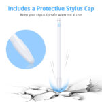 Digital stylus for touch screen devices protective cap