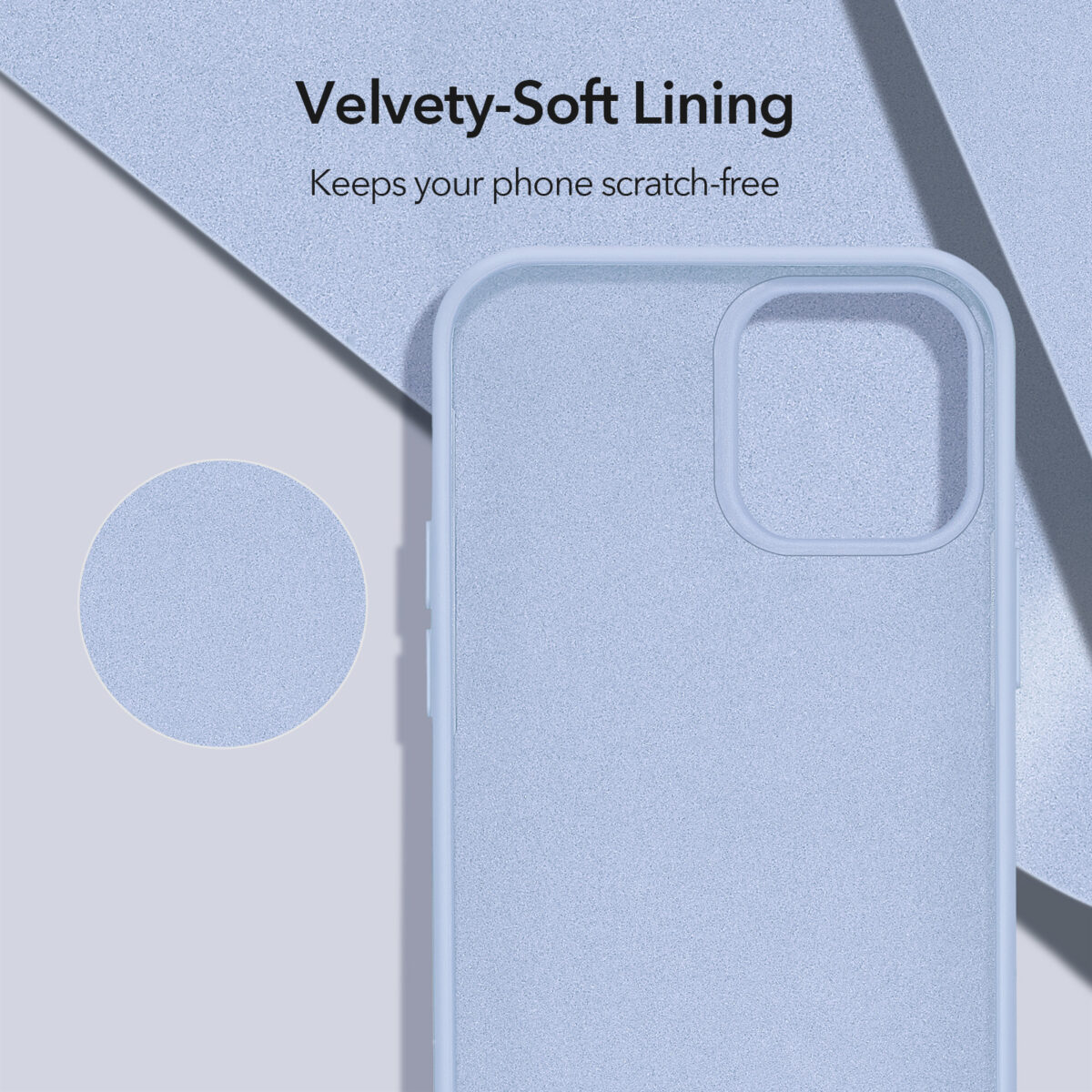 iPhone 12/ 12 mini soft scratch-free silicone case purple