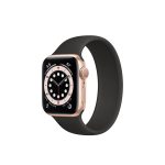Apple Watch Soft Silicone Solo Loop [Black]