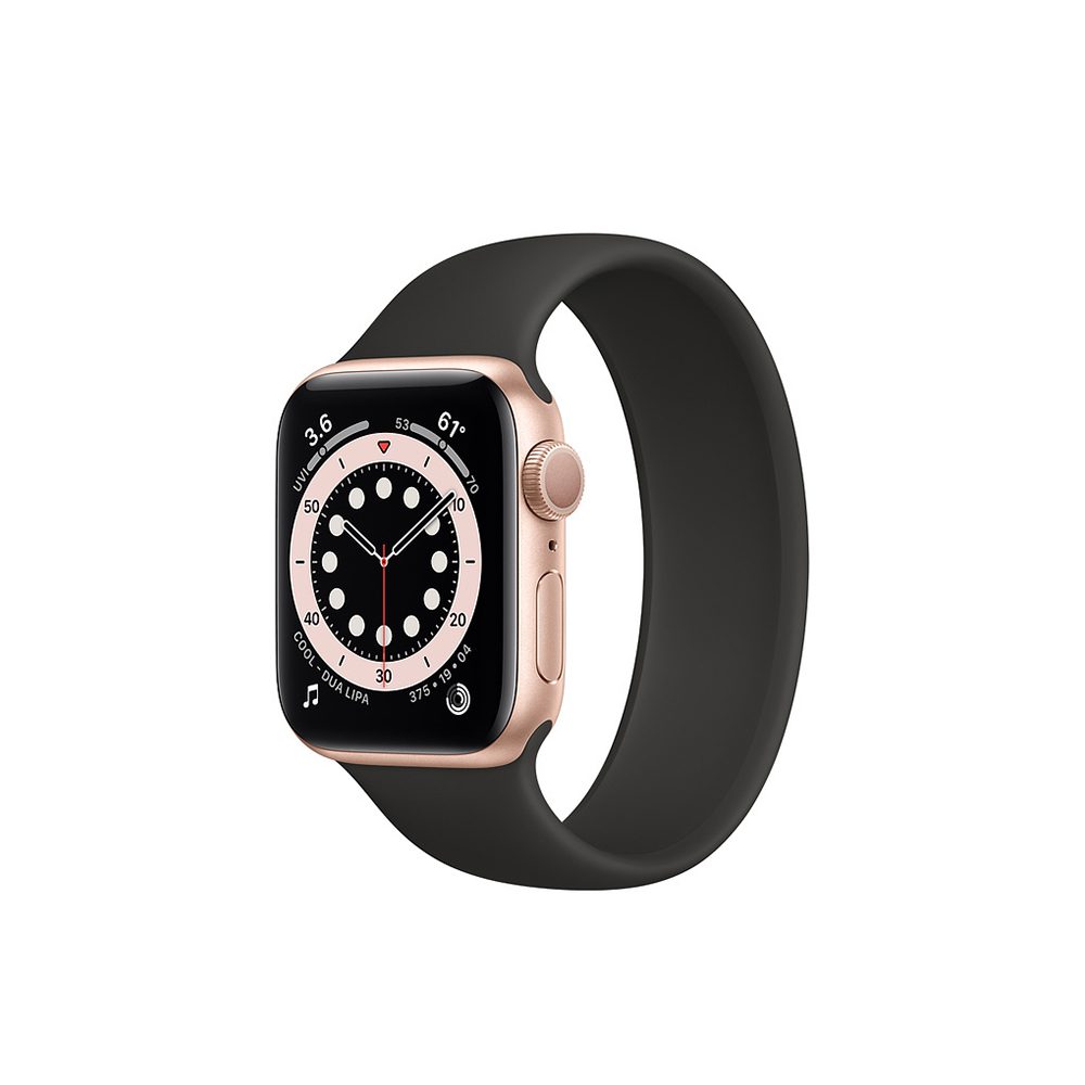 Apple Watch Soft Silicone Solo Loop [Black]