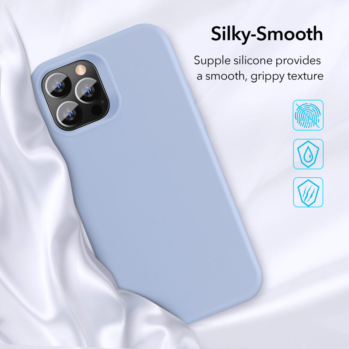 Silky Smooth Silicone Case for iPhone 12