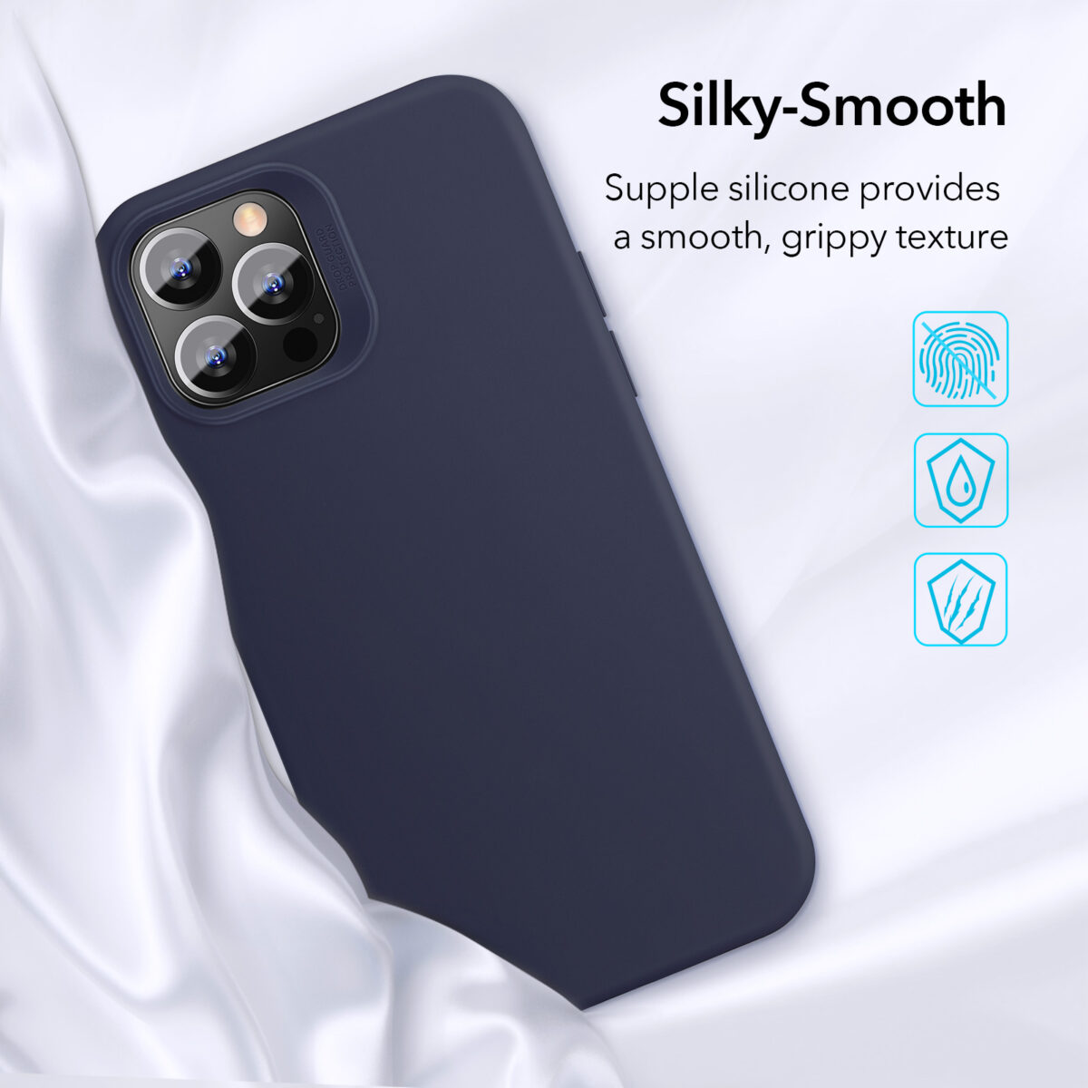 ESR Soft Silky smooth silicone case for iPhone 12 Pro
