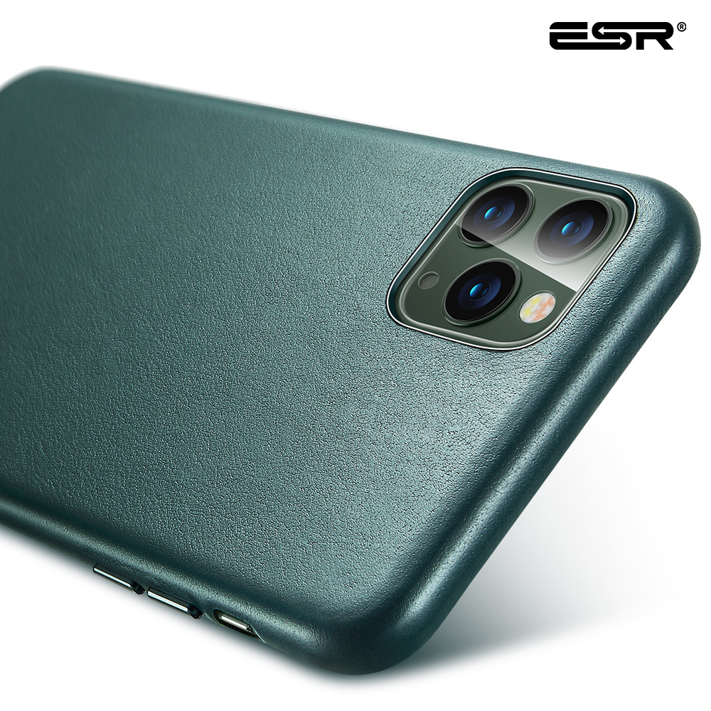 ESR real leather case Green