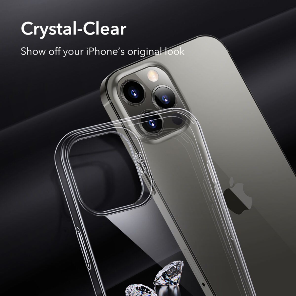 Crystal-Clear back cover for Iphone 12