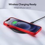 ESR Cloud Soft Silicone Case for iPhone 12/12 Pro/ 12 Pro Max/ 12 mini [Red] - Image 3
