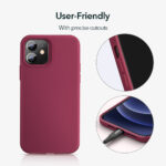 ESR Soft Silicone Case Wine red for iPhone 11