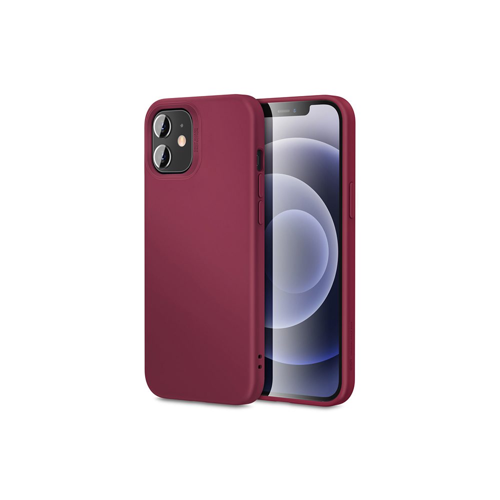 ESR Cloud Soft Silicone Case for iPhone 12/12 Pro/ 12 Pro Max/ 12 mini [Wine Red]
