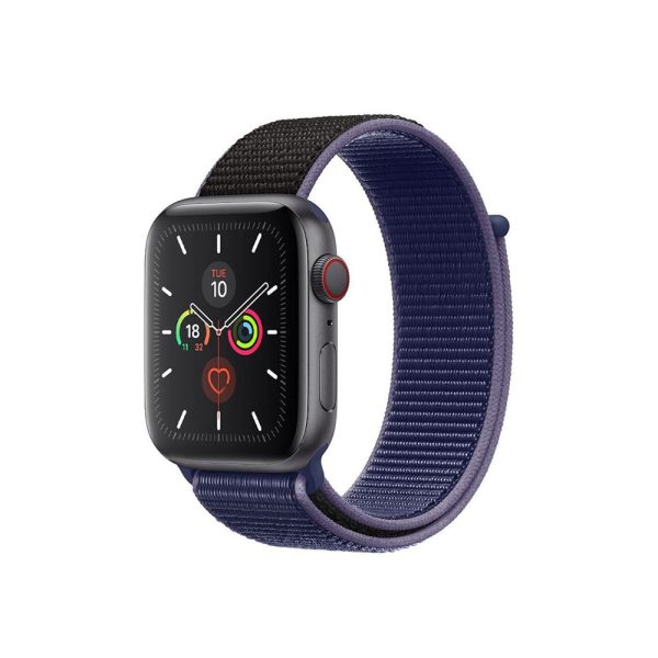 coteci-apple-watch-nylon-sport-loop-midnight-front-view