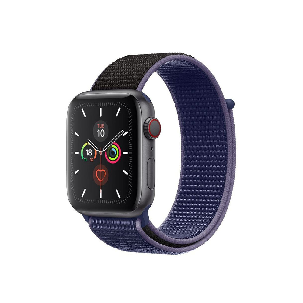 coteci-apple-watch-nylon-sport-loop-midnight-front-view