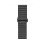 COTEetci Apple Watch 38-44mm Leather Magnetic Band- Black - Image 3