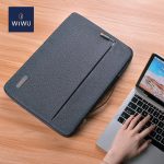 WIWU Pilot Water Resistant High-capacity Sleeve Case for Macbook Pro/Air- Black - Image 9