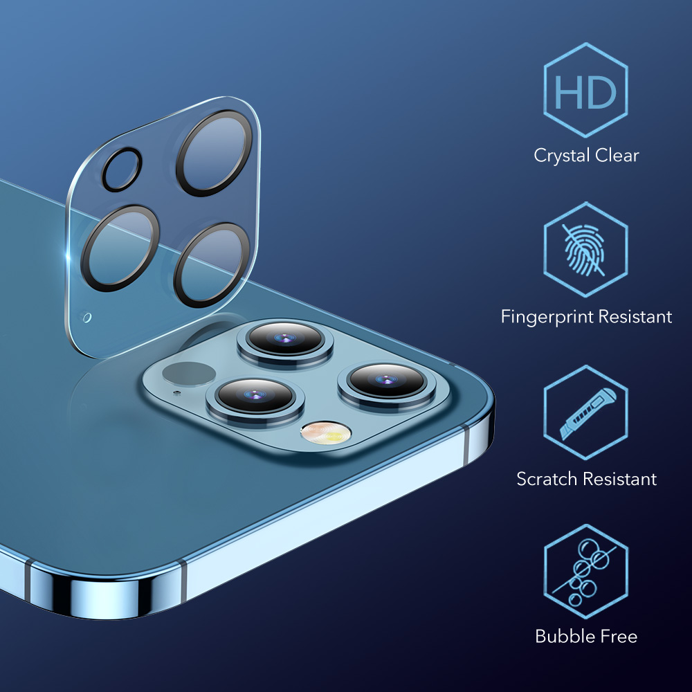 Crystal Clear Camera Lens Protector for iPhone 12 Pro