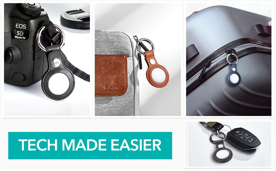  Metro Leather AirTag 2021 Keychain Case