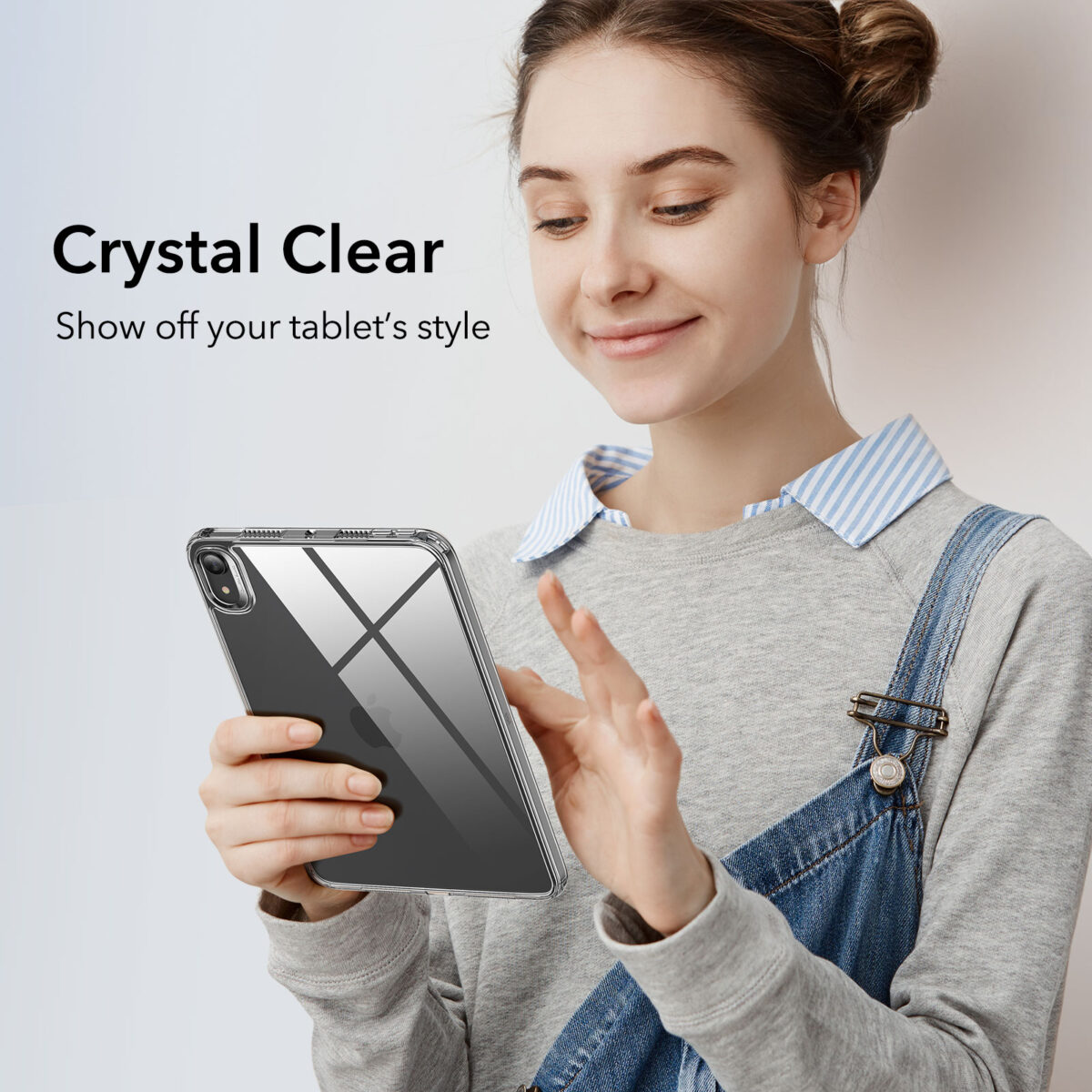 Crystal Clear back Case for iPad Mini 6 2021 by ESR
