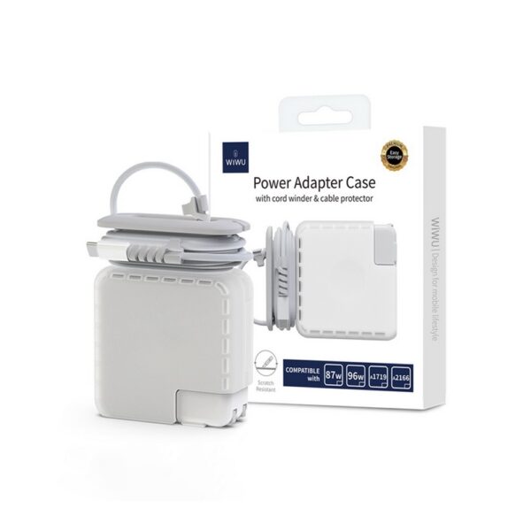 WIWU Power Adapter Case with Cord winder and Cable protector