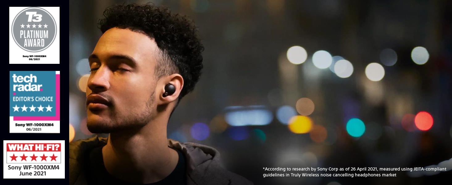 Sony WF-1000XM4 True Wireless Noise Cancelling Headphones