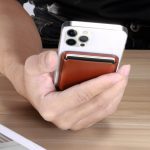 iCarer Vintage Leather MagSafe Wallet Card Holder for iPhone 12/13 Series - Image 5