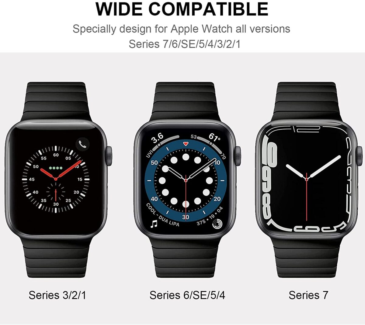 Apple Watch Straps fits with Apple Watch Series 7 45mm