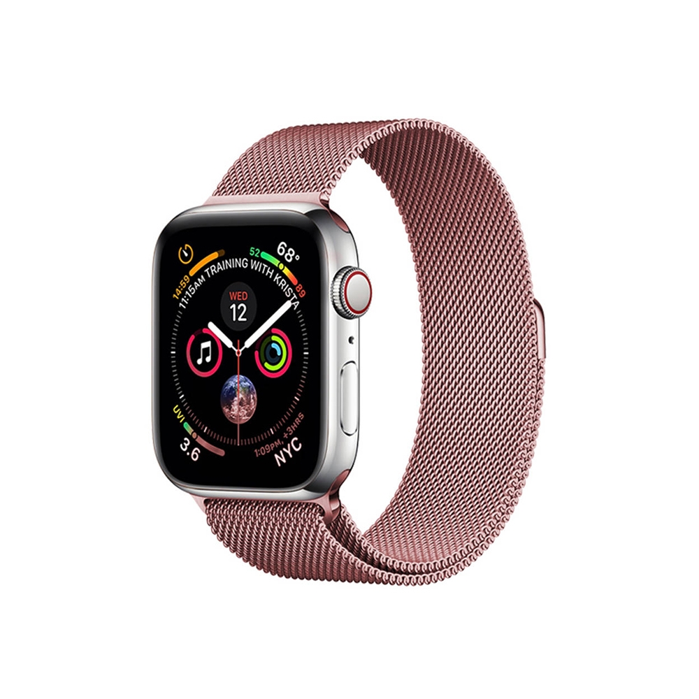 Apple Watch Milanese Loop_Rose Pink