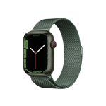 COTEetCI Apple Watch Strap Stainless Steel Milanese Loop- Dark Green
