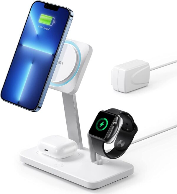 ESR Halolock 3 in 1 wireless Charger with Cryboost