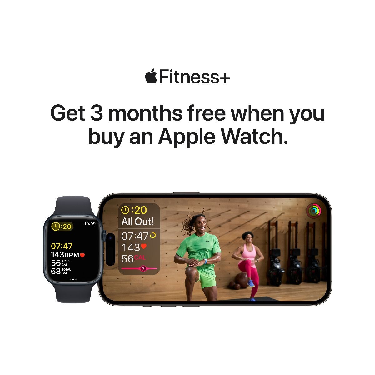 Get 3 months free when you buy an apple watch