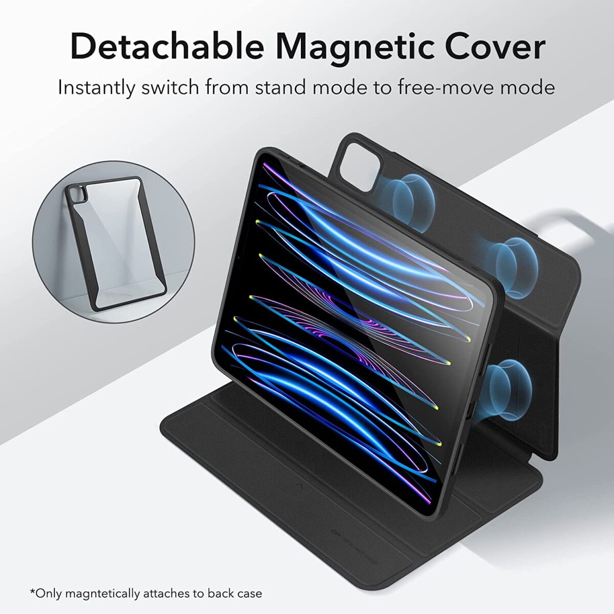 Detachable Magnetic Cover for iPad Pro
