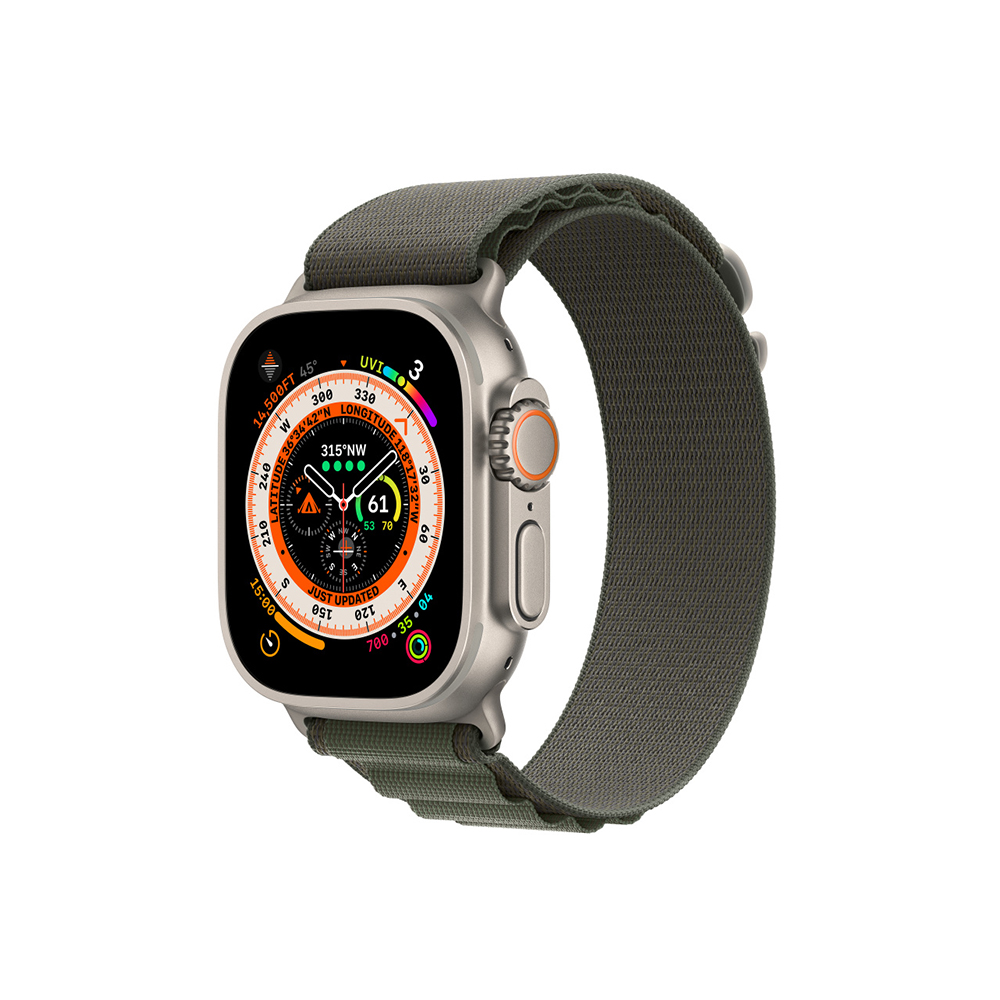 Apple Watch 49mm Green Alpine Loop- Green